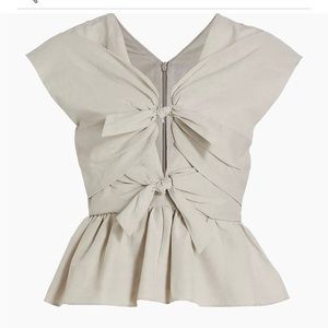Tove Miria Tie Front Top
